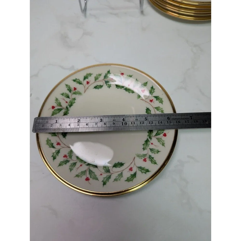 Lenox Holiday Dimension Bread & Butter Plate 6 3/8